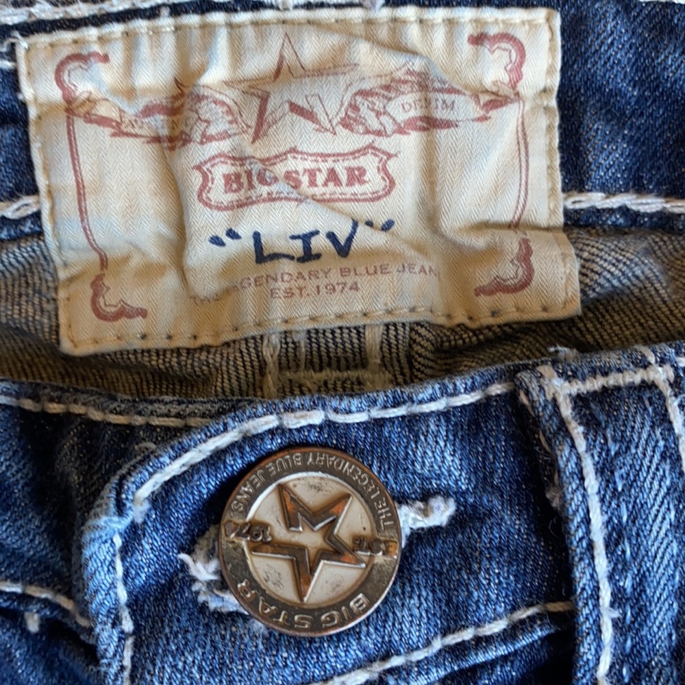 Big Star Liv Girls Jeans Size 25capris - Picture 7 of 13